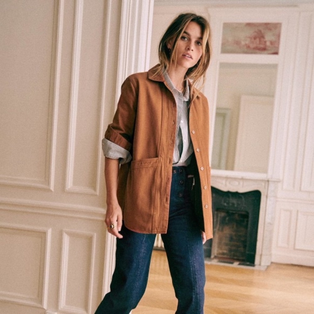 Sezane Camel Will Jacket